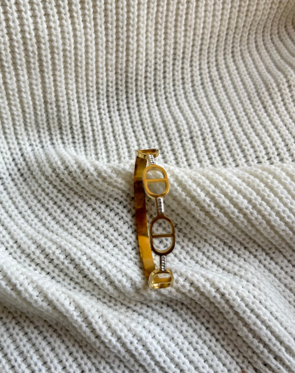Bracelet Jonc Châine Élégance
