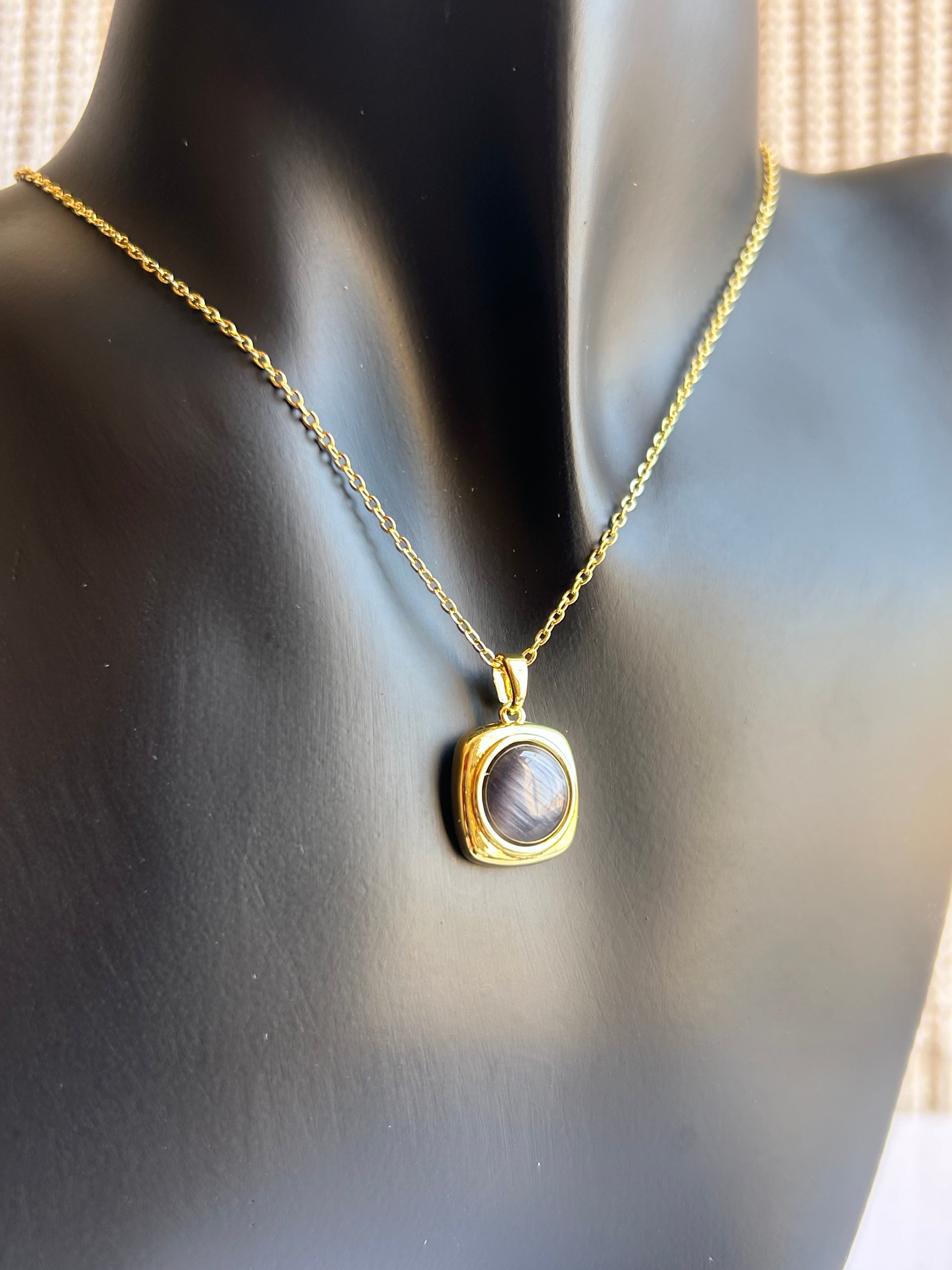 Collier Goutte d'Ébène